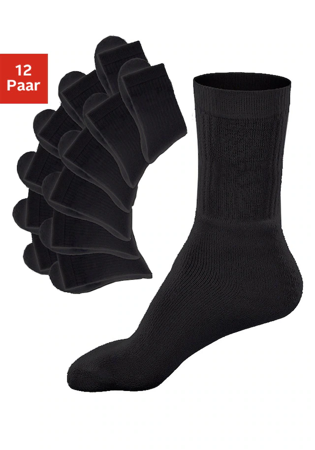 Go in Tennissocken Packung, 12 Paar tlg. mit Frottee