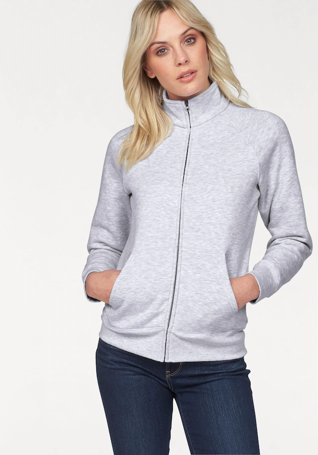 Fruit of the Loom Sweatjacke »Lady-Fit Premium Sweat Jacket« mit Reißverschluss