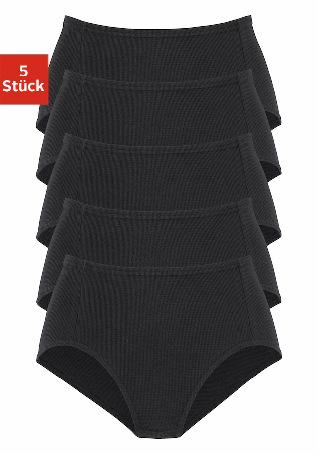 petite fleur Taillenslip 5er-Pack,aus weicher Pikee-Qualität