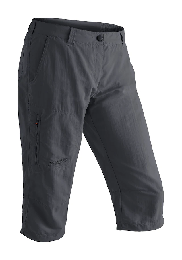 Maier Sports Caprihose »Neckar« kurze Hose Damen, luftige Wanderhose, leichte Outdoorhose, Reg Fit