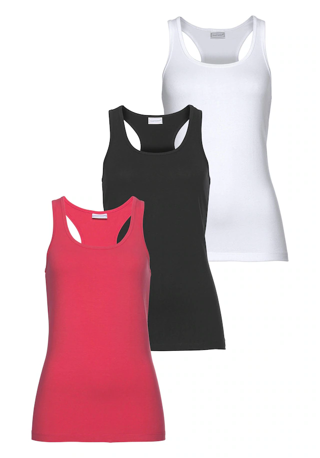 Eastwind Tanktop Packung, 3er-Pack, 3 Stk. Hüftlanger Schnitt im 3er-Pack