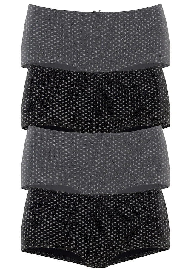 s.Oliver Hipster 4er-Pack,aus elastischer Baumwolle