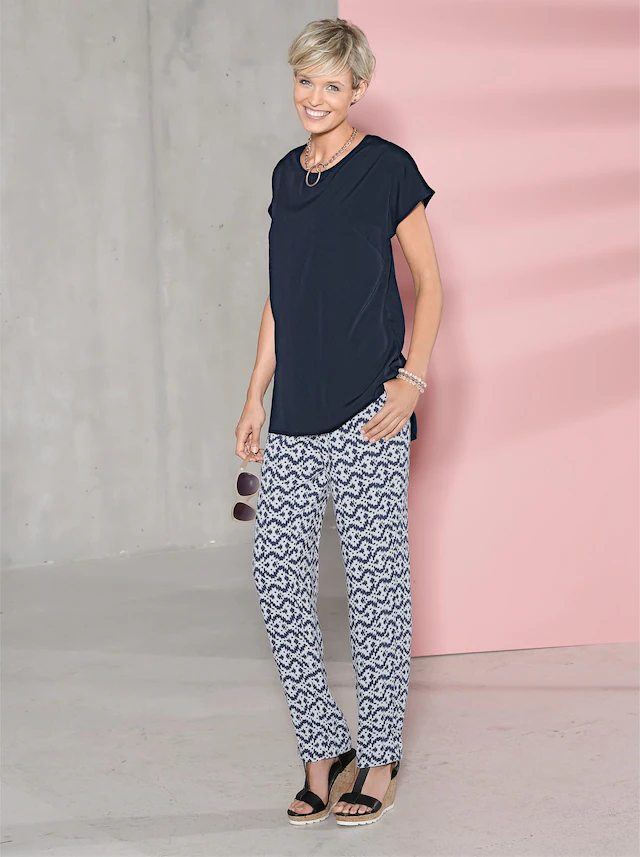 Classic Basics Kurzarmbluse