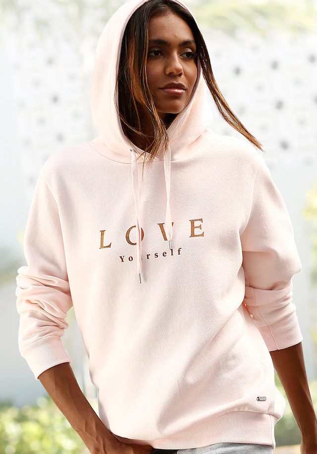 Buffalo Kapuzensweatshirt , mit überschnittenen Schultern, Loungewear, Loungeanzugn