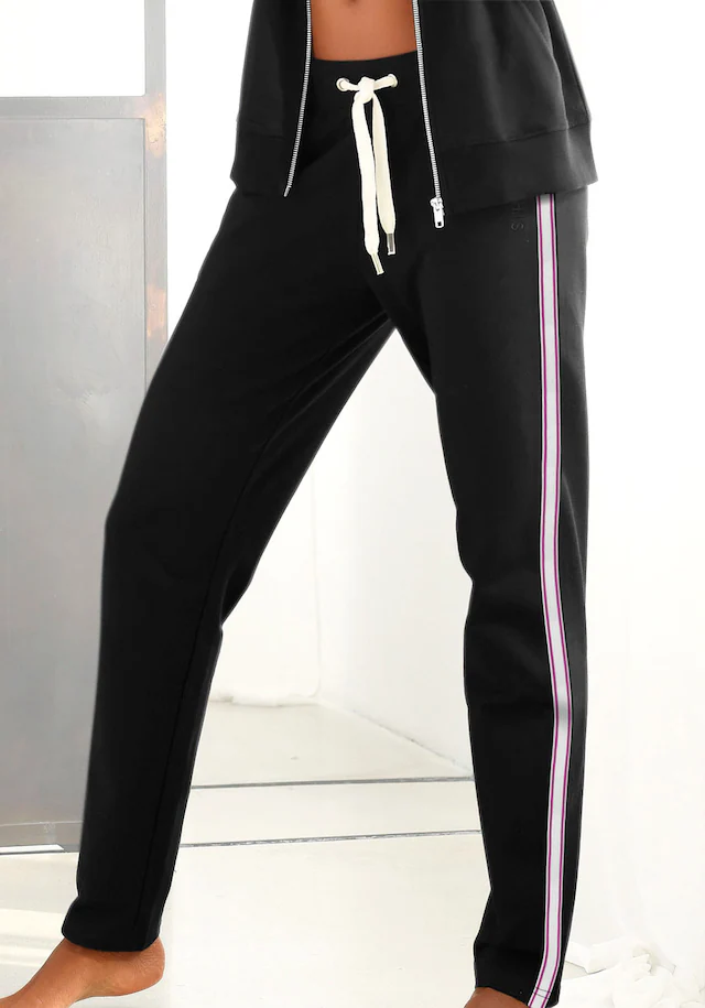 H.I.S Homewearhose -Loungehose mit seitlichen Streifen und Eingrifftaschen, Loungewear