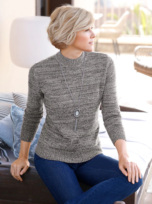 Classic Basics Stehkragenpullover »Pullover«