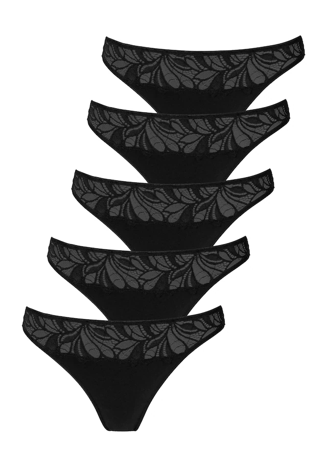 Vivance String 5er-Pack,aus elastischer Baumwoll-Qualität