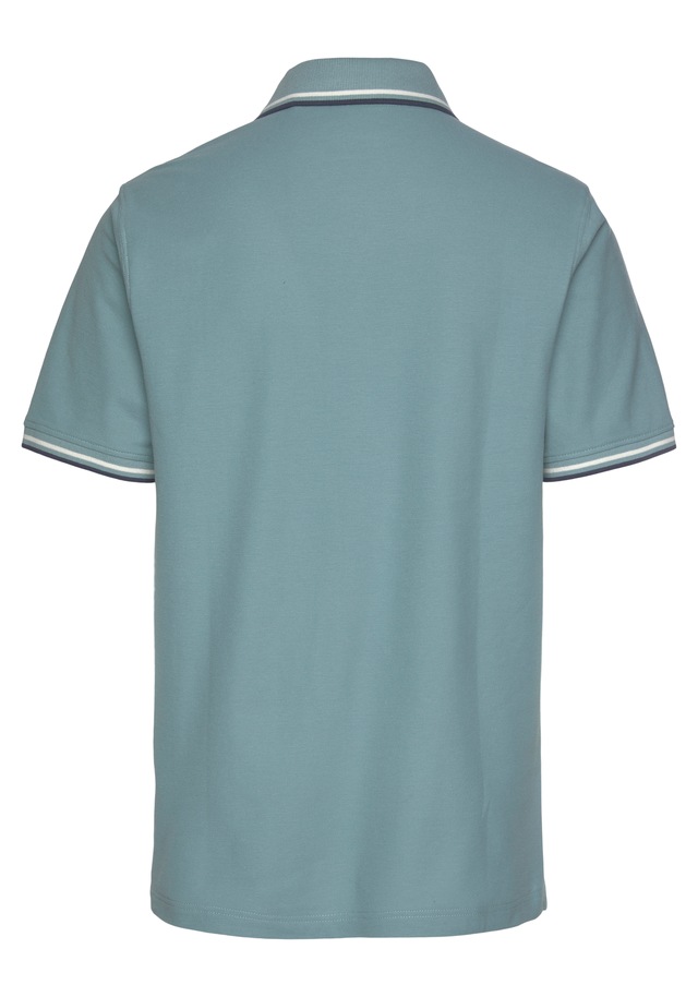 Man's World Poloshirt Kurzarm, lässige Passform, mit trendigem Print, Polokragen