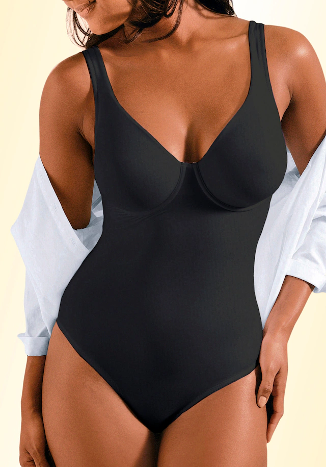 Nuance by Lascana T-Shirt-Body Packung, mit Bügel, mit bodyforming Effekt, Shape wear Body, Shaping Body