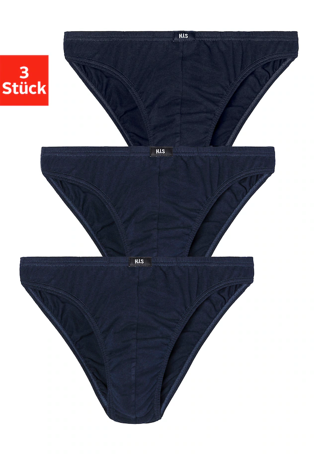 H.I.S Slip »Minislip« Packung, 3 Stk. aus weichem Baumwoll-Stretch