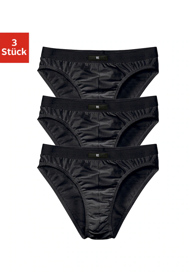H.I.S Slip Packung, 3 Stk. mit H.I.S Logo vorn