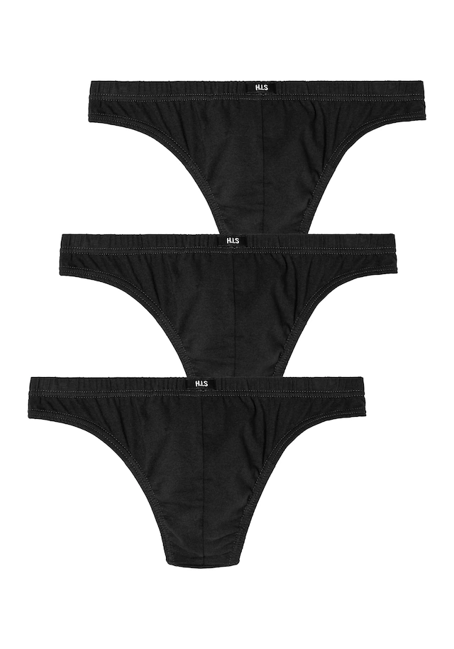 H.I.S String Packung, 3 Stk. aus weichem Baumwoll-Stretch