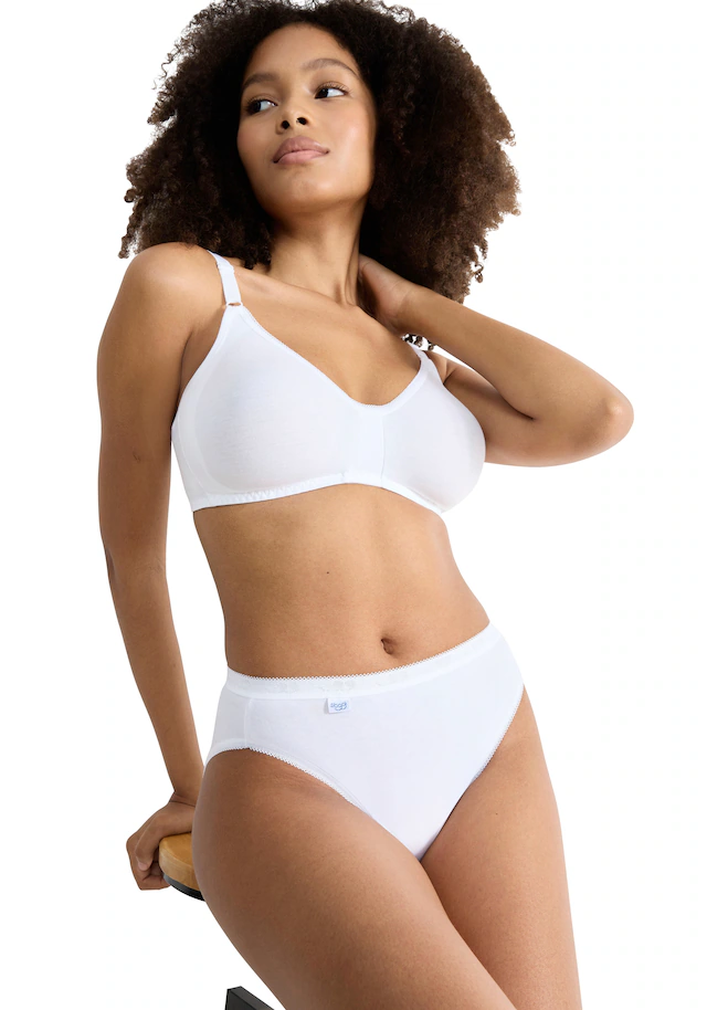sloggi Tai-Slip »Basic+« perfekter Sitz, Baumwollmix, elastisch, weiche Nähte