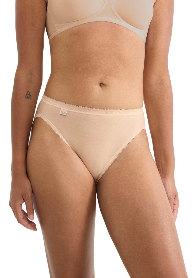 sloggi Tai-Slip »Basic+« perfekter Sitz, Baumwollmix, elastisch, weiche Nähte