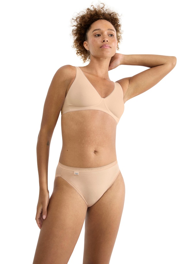 sloggi Tai-Slip »Basic+« perfekter Sitz, Baumwollmix, elastisch, weiche Nähte