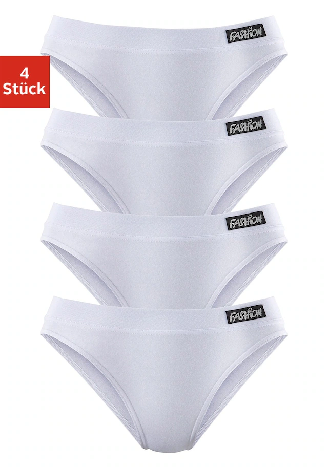 petite fleur by Lascana Jazz-Pants Slips 4er-Pack, aus elastischer Baumwolle