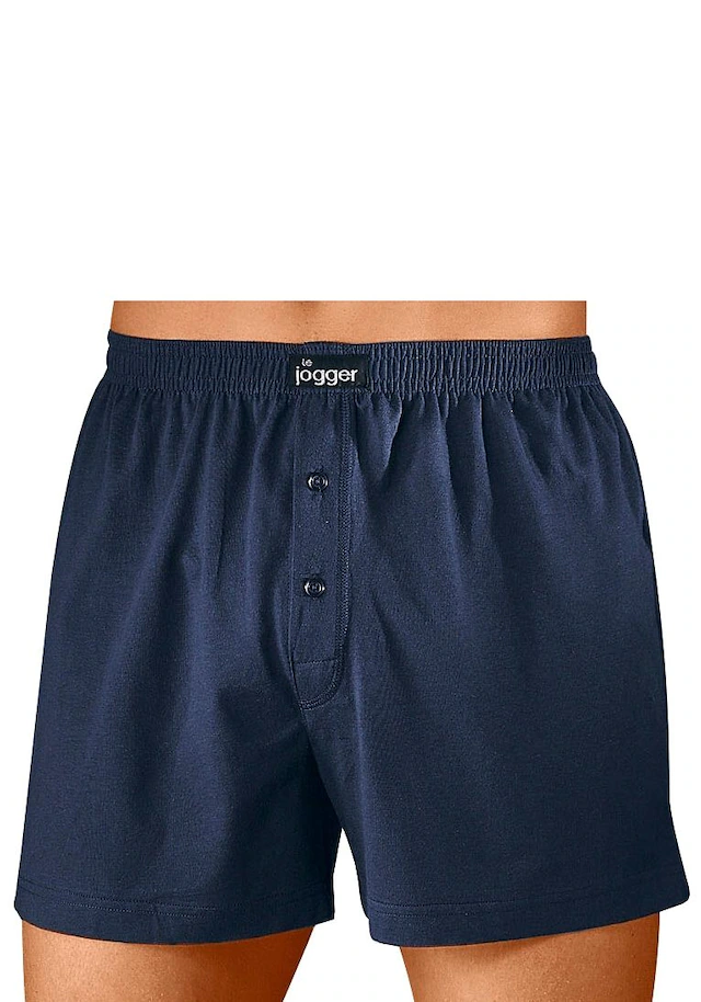 le jogger® Weiter Boxer Packung, 8 Stk. aus angenehm weicher Baumwoll-Qualität