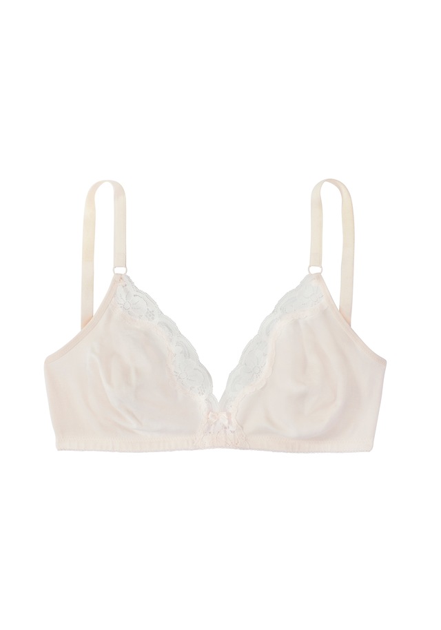 petite fleur by Lascana Bralette-BH Packung, ohne Bügel aus Baumwolle mit Spitze, bequemer BH