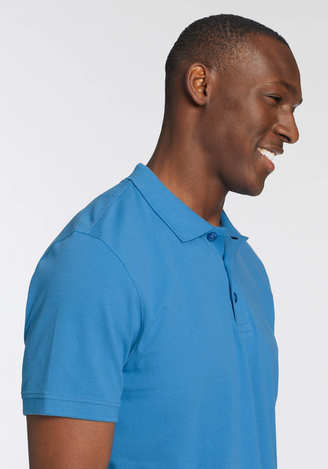 Man's World Poloshirt Kurzarm, lockere Passform, unifarben