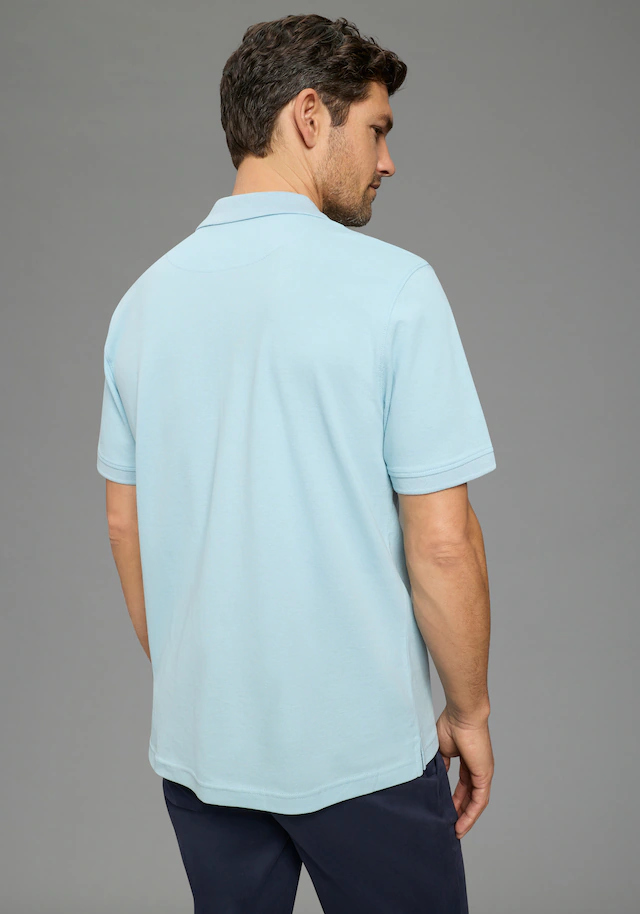 Man's World Poloshirt Kurzarm, lockere Passform, unifarben