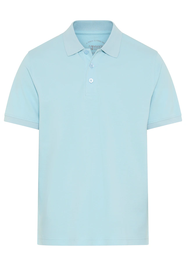 Man's World Poloshirt Kurzarm, lockere Passform, unifarben