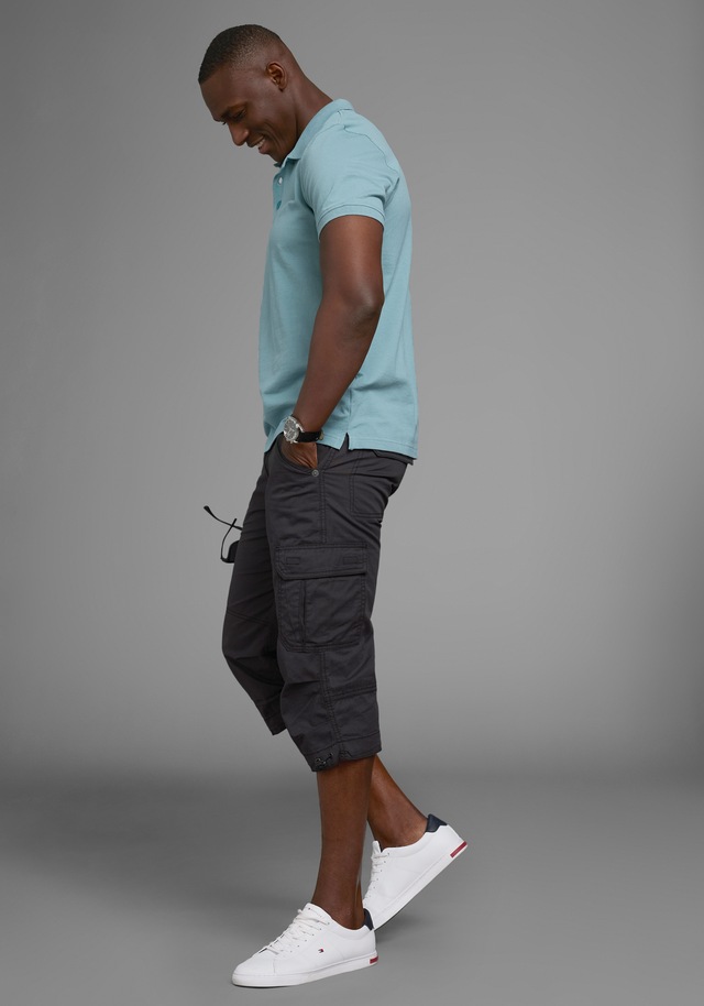 Man's World Poloshirt Kurzarm, lockere Passform, unifarben