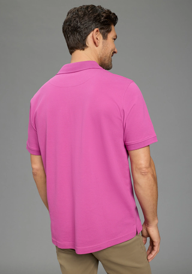 Man's World Poloshirt Kurzarm, lockere Passform, unifarben
