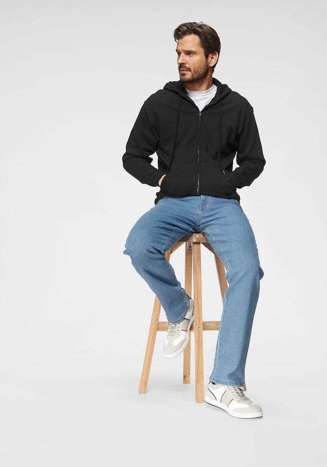 Fruit of the Loom Kapuzensweatjacke mit Kängurutasche