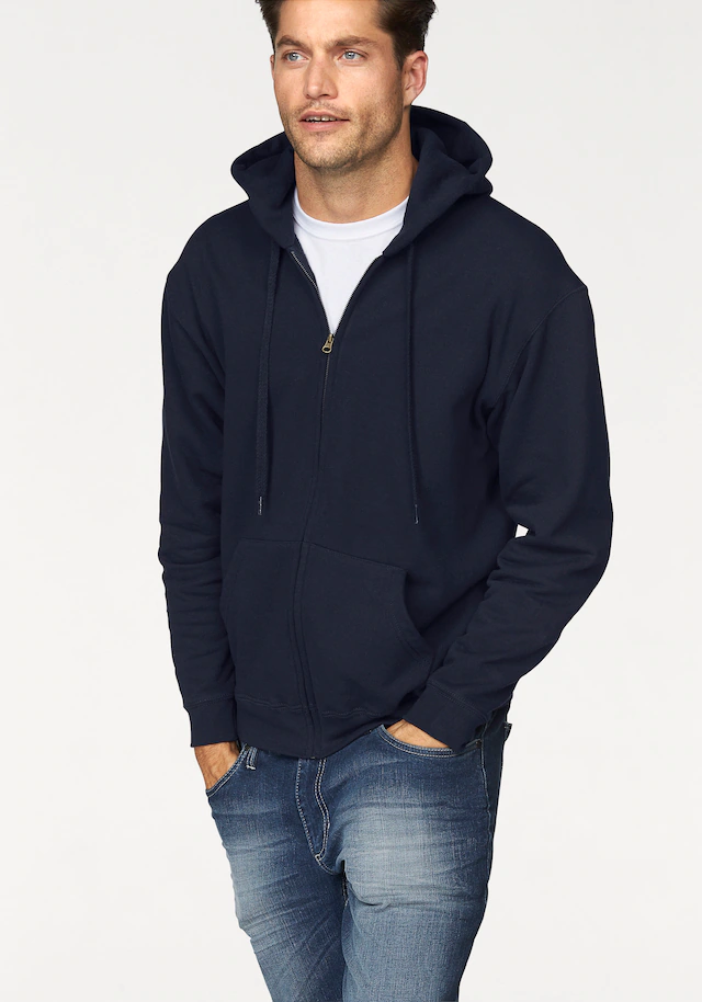 Fruit of the Loom Kapuzensweatjacke mit Kängurutasche