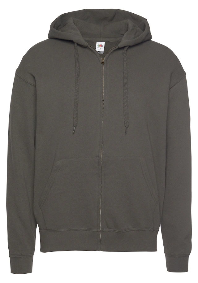 Fruit of the Loom Kapuzensweatjacke mit Kängurutasche