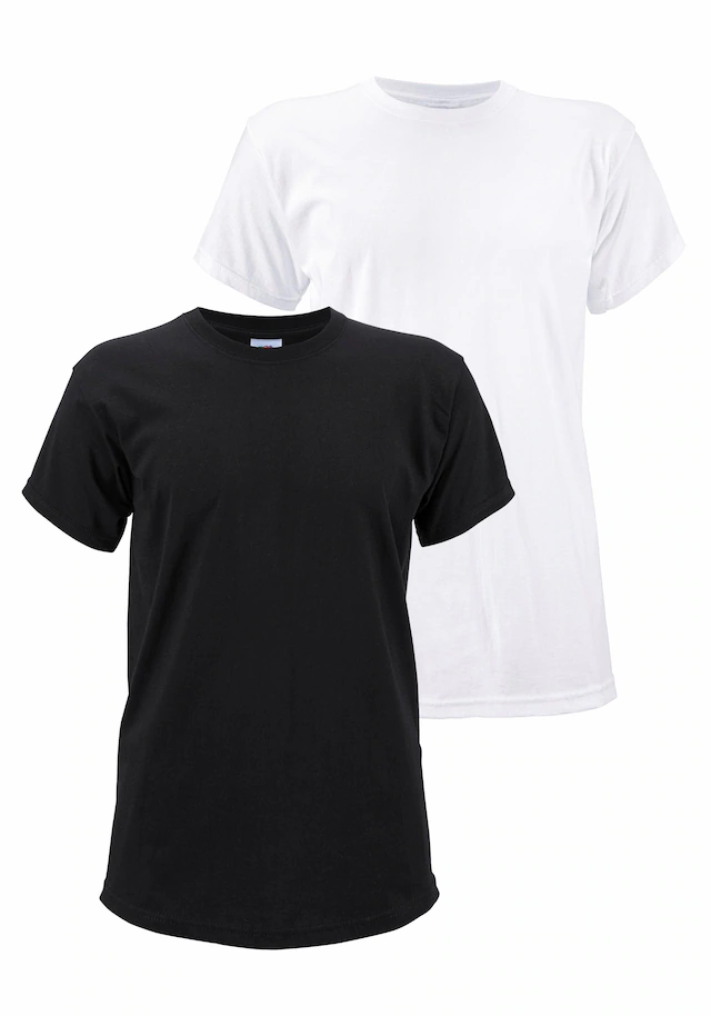 Fruit of the Loom T-Shirt Packung, 2 Stk. aus reiner Baumwolle