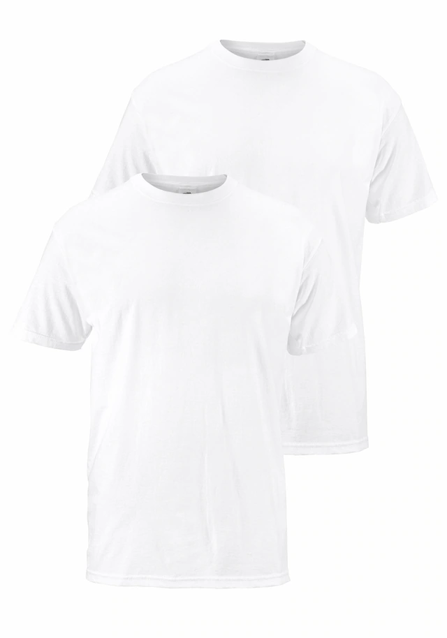 Fruit of the Loom T-Shirt Packung, 2 Stk. aus reiner Baumwolle