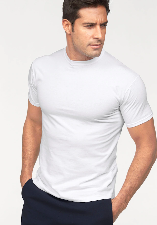 Fruit of the Loom T-Shirt Packung, 2 Stk. aus reiner Baumwolle