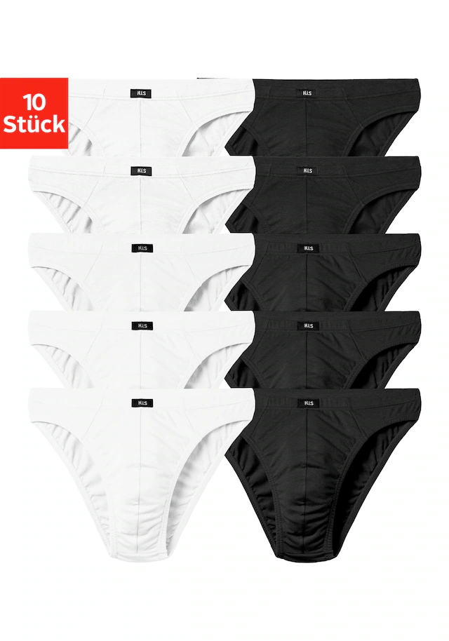 H.I.S Slip »Herren Minislip« Packung, 10 Stk. in Baumwoll-Mix