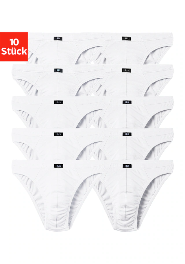H.I.S Slip »Herren Minislip« Packung, 10 Stk. in Baumwoll-Mix