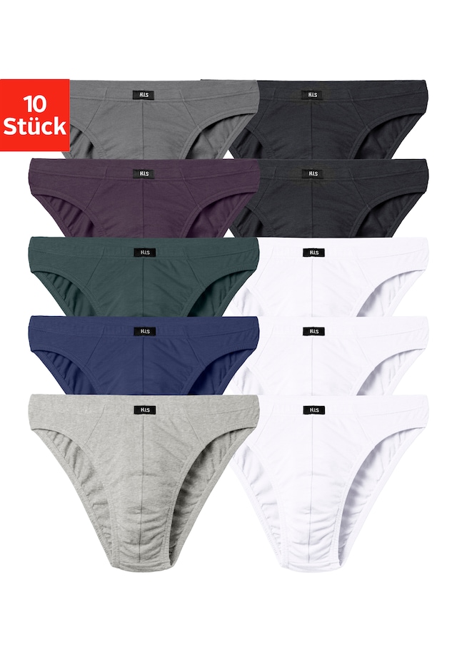 H.I.S Slip »Herren Minislip« Packung, 10 Stk. in Baumwoll-Mix
