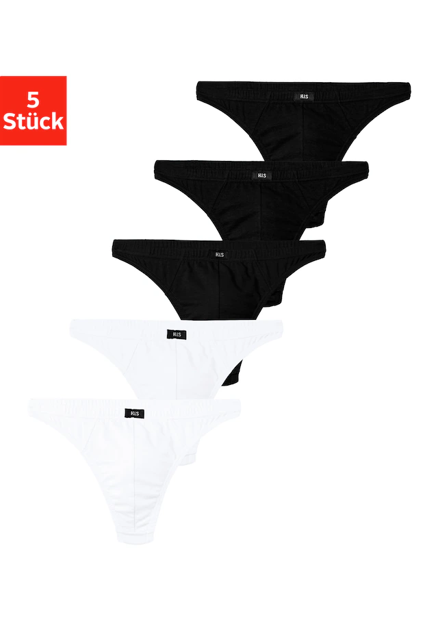H.I.S String »Herren Unterhose« Packung, 5 Stk. in Baumwollstretch-Qualität