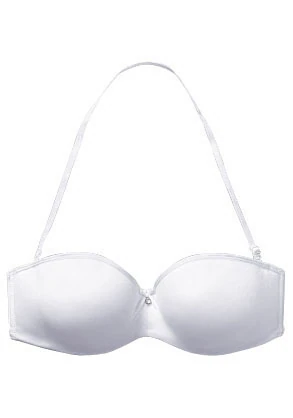 LASCANA Multiway-BH », Dirndl-BH, trägerloser BH, Push-up-BH« mit abnehmbaren, normalen und transparenten Trägern, Sommer