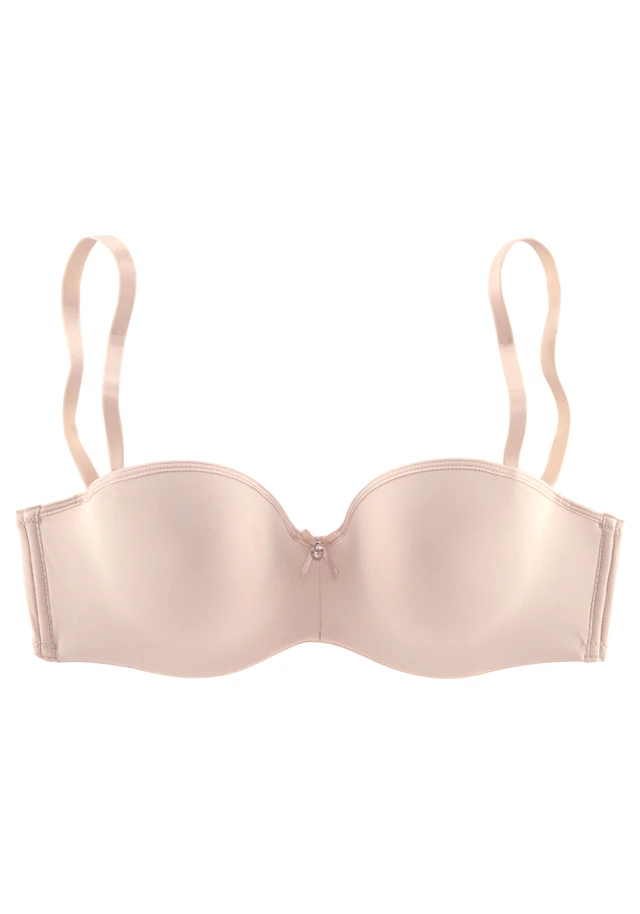 LASCANA Multiway-BH », Dirndl-BH, trägerloser BH, Push-up-BH« mit abnehmbaren, normalen und transparenten Trägern, Sommer