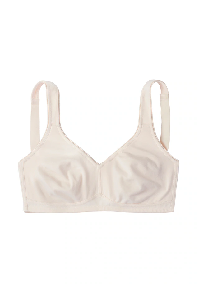 petite fleur by Lascana Entlastungs-BH », BH ohne Bügel, Baumwoll BH« Packung, mit breiten Trägern, große Größen, bequemer BH