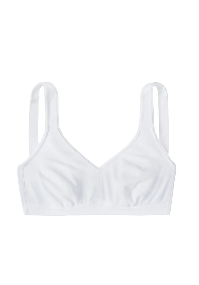 petite fleur by Lascana Entlastungs-BH », BH ohne Bügel, Baumwoll BH« Packung, mit breiten Trägern, große Größen, bequemer BH