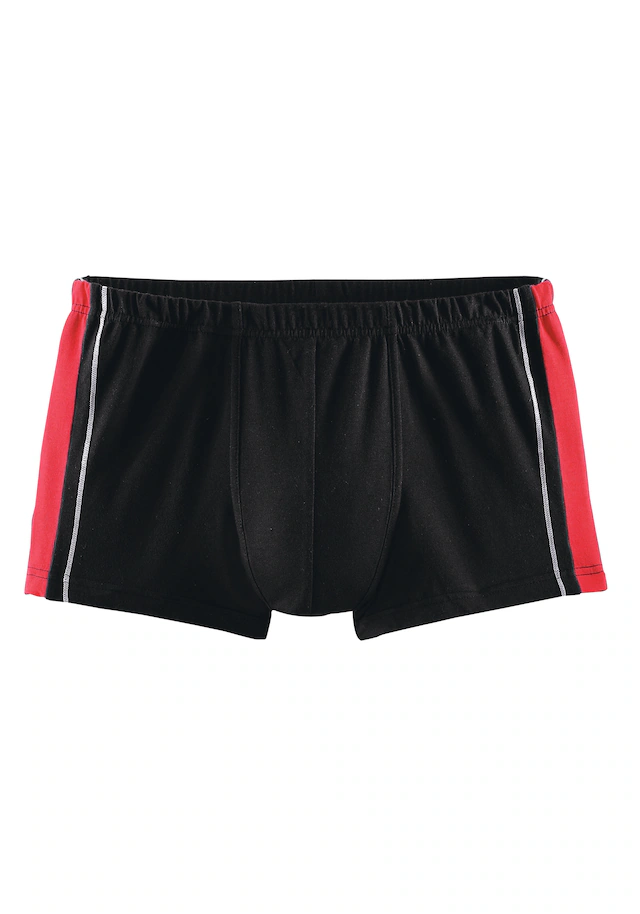 AUTHENTIC LE JOGGER Boxer »Boxershorts für Herren« Packung, 4 Stk. mit kontrastfarbigen Streifen seitlich