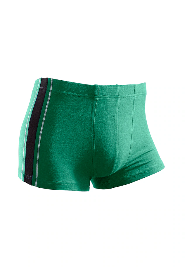 AUTHENTIC LE JOGGER Boxer »Boxershorts für Herren« Packung, 4 Stk. mit kontrastfarbigen Streifen seitlich