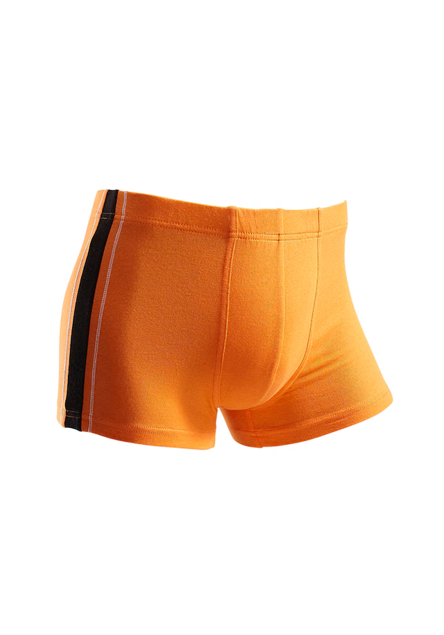 AUTHENTIC LE JOGGER Boxer »Boxershorts für Herren« Packung, 4 Stk. mit kontrastfarbigen Streifen seitlich