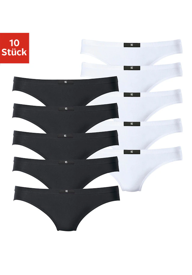 H.I.S String 10er-Pack, aus elastischer Baumwoll-Qualität