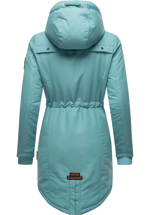 Marikoo Wintermantel »Kamii« sportlicher Damen Winterparka mit abnehmb. Kapuze