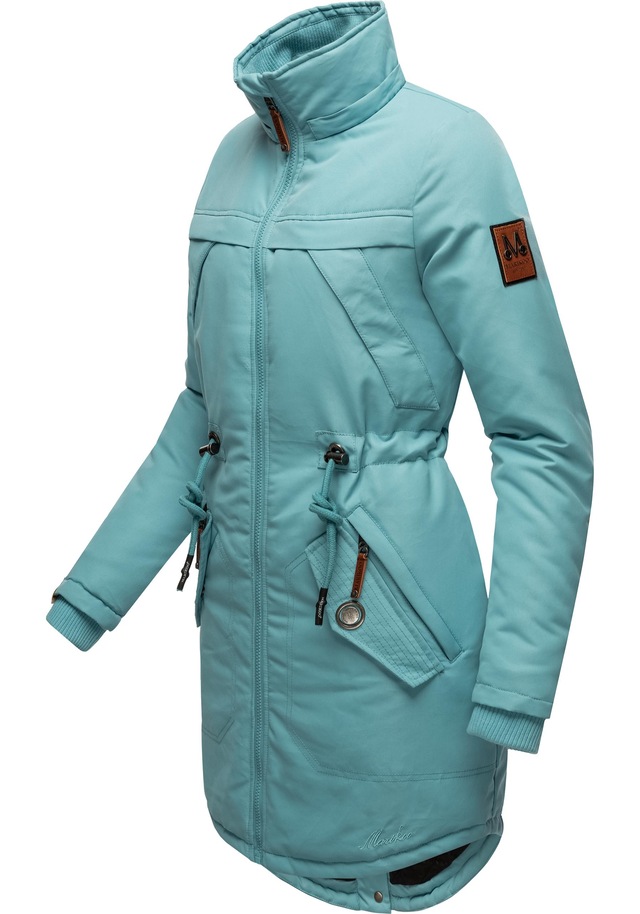 Marikoo Wintermantel »Kamii« sportlicher Damen Winterparka mit abnehmb. Kapuze
