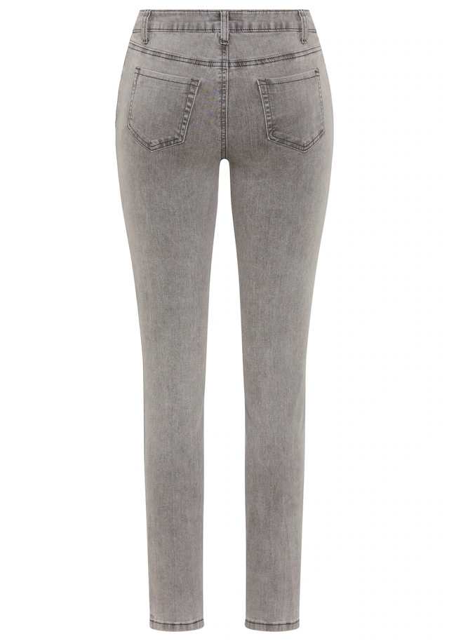 Tamaris Skinny-fit-Jeans »aus bequemen Stretch-Denim« schmale Beinweite, mit Gürtelschlaufenbund, mit Metallreißverschluss