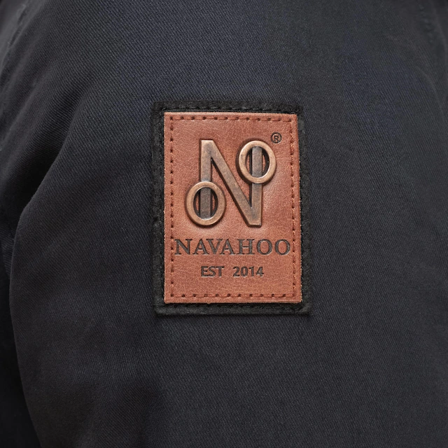 Navahoo Wintermantel »Rosinchen« stylischer Damen Winter Baumwollparka mit Kunstfell