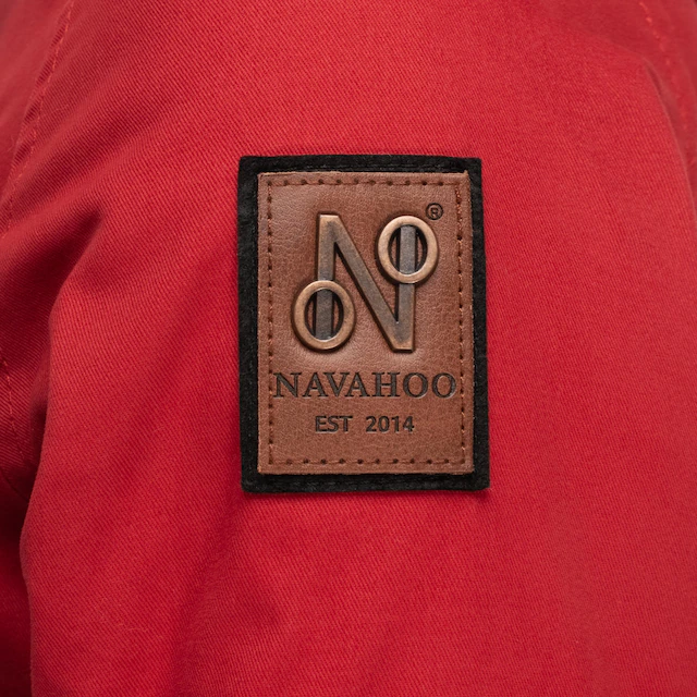 Navahoo Wintermantel »Rosinchen« stylischer Damen Winter Baumwollparka mit Kunstfell